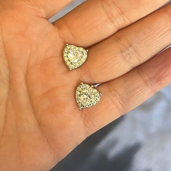 The My Heart Is Full stud earrings in 925 - Picture 8 of 11